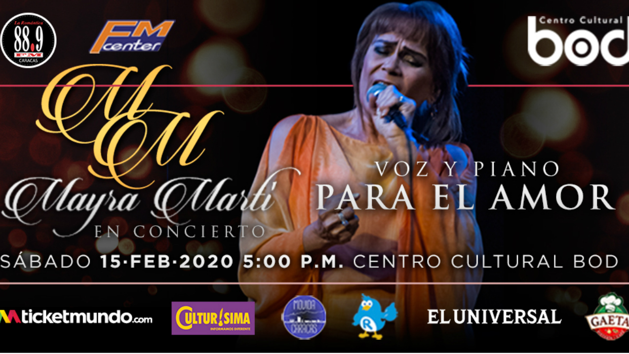 Mayra Martí en concierto para los enamorados