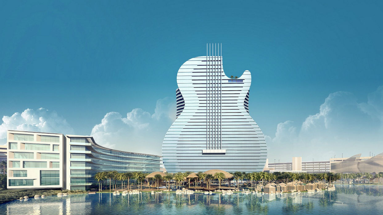 The Guitar Hotel es el primer hotel del mundo con forma de guitarra